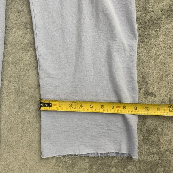 James Perse Pants Womens 4 XL Blue Vintage French Terry Cutoff Sweatpants Comfy - Picture 6 of 13